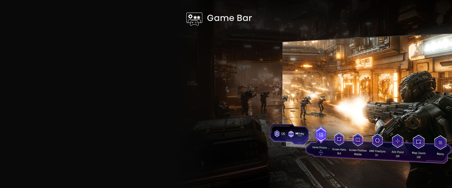 Игровая панель для управления настройками в реальном времени